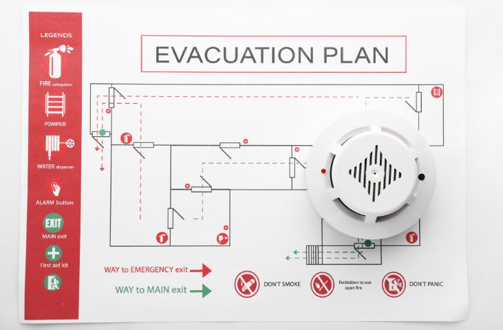 Evacuation plan image